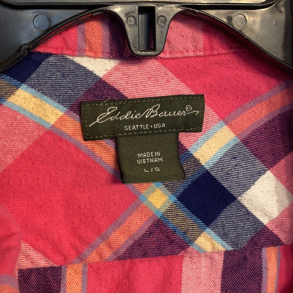 Pink Plaid Flannel - Picture 4 of 6
